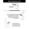 Mediz Outdoor Permit Brochure Box - Easy to Use Take