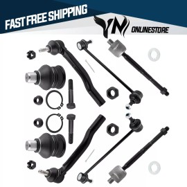 Unbranded Steering Tie Rod End EV800322 Fits Nissan Versa 07-11/Versa 2012 Hatchback Only