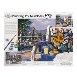 ROYAL BRUSH Sunflower & Lemons Paint-by-Number Kit