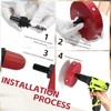 45 mm Hole Saw, Bi-Metal Circular Saw for Wood, HSS