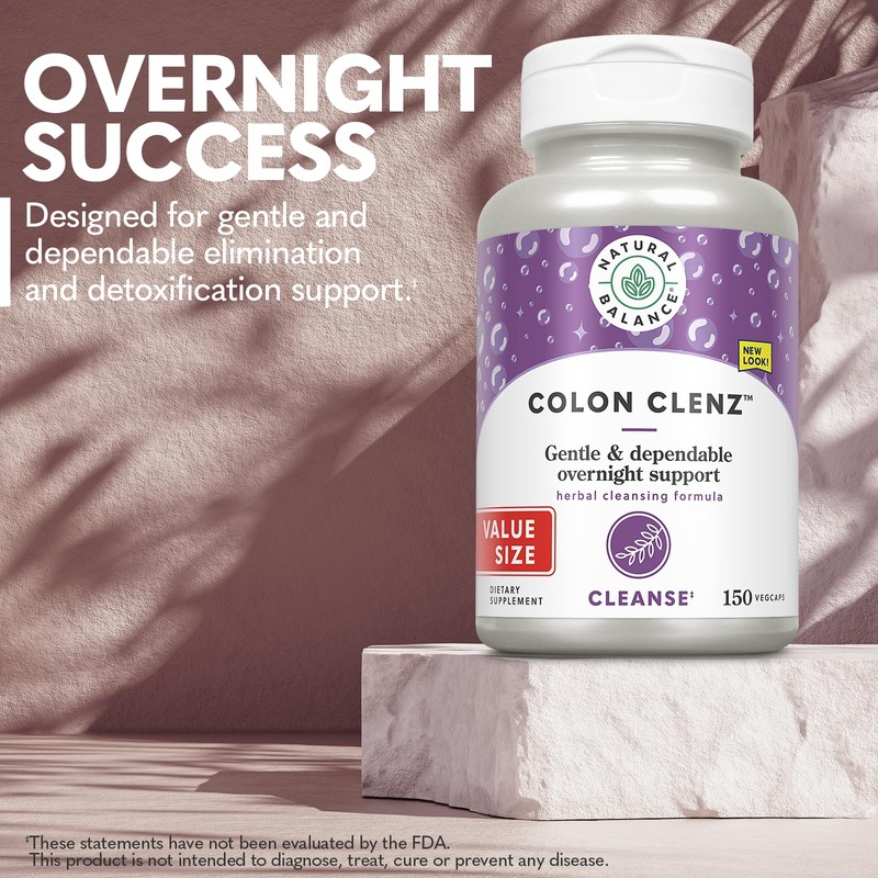Natural Balance Colon Clenz | Herbal Colon Cleanse & Detox