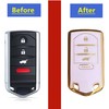 TAPAYICA For Acura Key Fob Shell Keyless Remote Key With