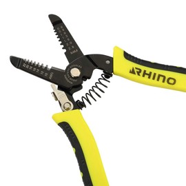 RHINO - Crimping Pliers, Terminal Pliers 200 mm – Allows You to Crimp All Types of terminals or Wiring bits (Professional/Individual) – Length 200 mm