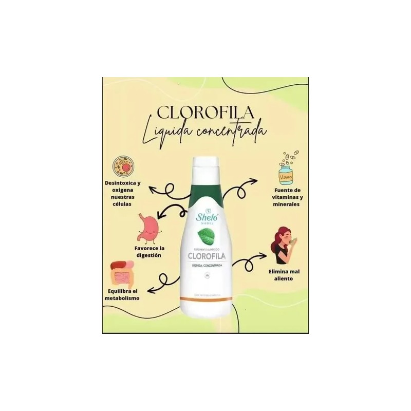 2 Pack Clorofila Líquida Concentrada Para Limpiar El Cuerpo