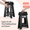 Delxo Folding Step Stool 18 Inch Non-Slip Foldable Stools for