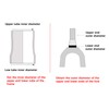 LeBycle Mountain Bike Headset Road Bicycle Double Bearing Headset 28.6x44‑50.6x30mm