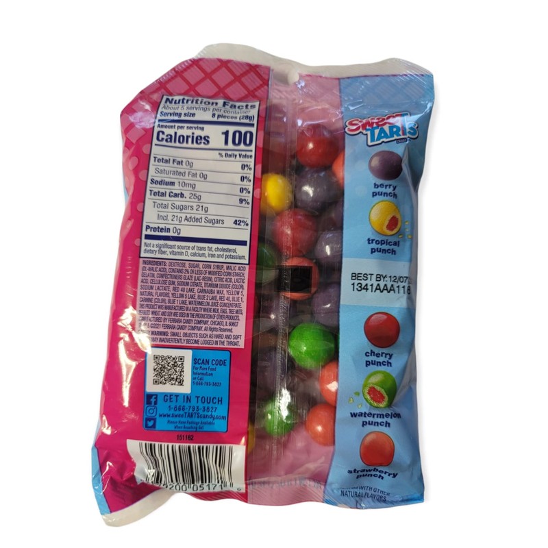 SweeTarts Chewy Fusions, Fruit Punch Medley, 5oz