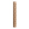 WDONAY Wooden Rolling Pin 5.91"×0.79" Wood Dough Rolling Pin Embossed