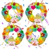 Jremreo 12 Sets DIY Easter Wreath Craft Kits, Foam Signs