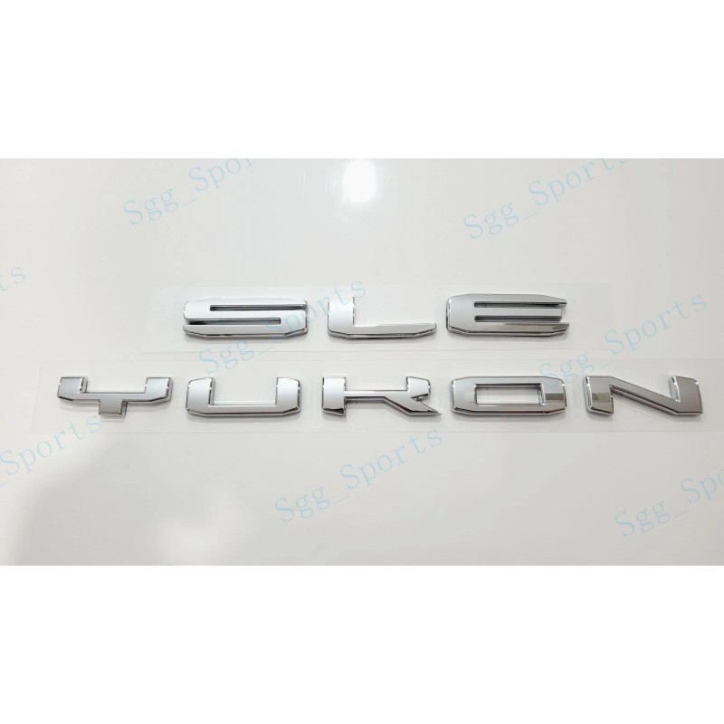 GMC 2PCS GMC 2021-2023 Yukon Yukon XL Rear Tailgate Chrome