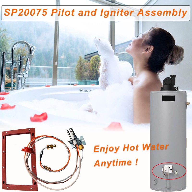 SP20075, SP20305A Pilot and Igniter Assembly Replacement Kit Compatible with