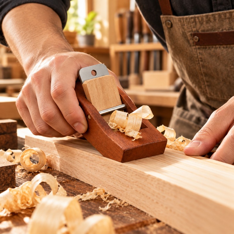 Mini Woodworking Hand Planer – Compact Wood Plane with Carbon