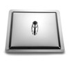 HotelSpa Giant 10" Stainless Steel Rainfall Square Showerhead with Solid