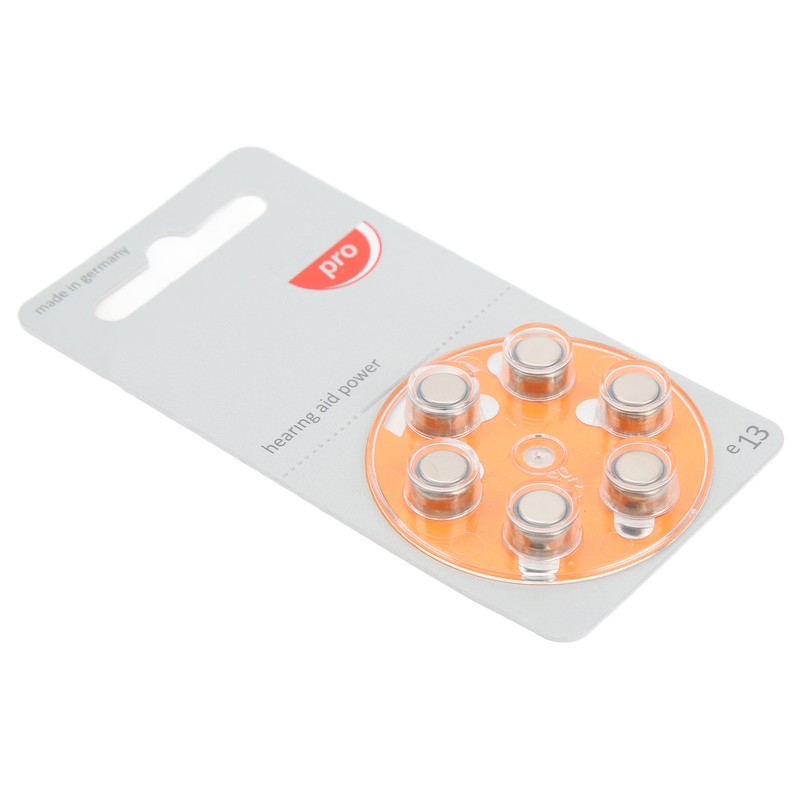 60pcs Long Lasting Power Hearing Device Battery Zinc Air Sound
