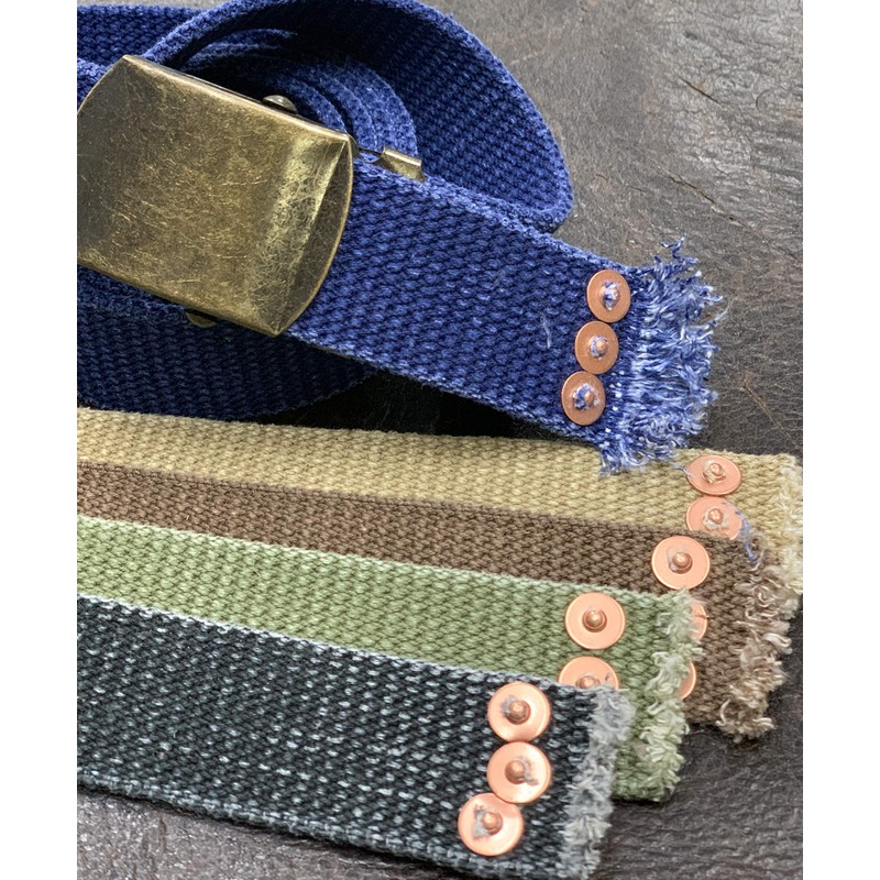 okuda-belt GI Belt, 1.3 inches (32 mm), Men's Belt, Cloth