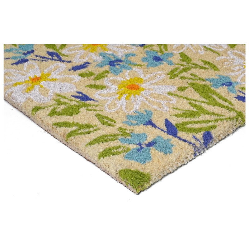 Calloway Mills Fields of Daisy Doormat (18" x 30" x
