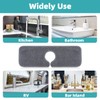 PoYang 2 Pack Kitchen Sink Splash Guard: Short Sink Faucet