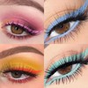 5PCS Double-Ended Colorful Eyeliners Stamp Set,Liquid Eyeliner,Eye Liner Pencils,Matte Liquid