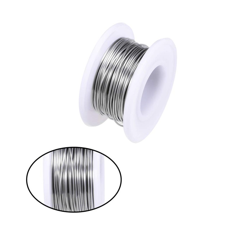sourcing map 0.7mm 21AWG Heating Resistor Wire Wrapping Nichrome Resistance