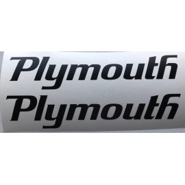 Plymouth Decal 8” X 1 5/8”