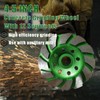 KY Retail 4 1/2 Inch Diamond Concrete Grinding Wheel 12-Segment