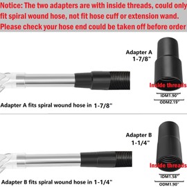 TunaMax Extractor Tool Hand Wand with Clear Head for Upholstery & Carpet Cleaning, Car Detailing Vacuum Wand for Portable Extractors & Truckmounts | Turn Shop Vac into an Extractor