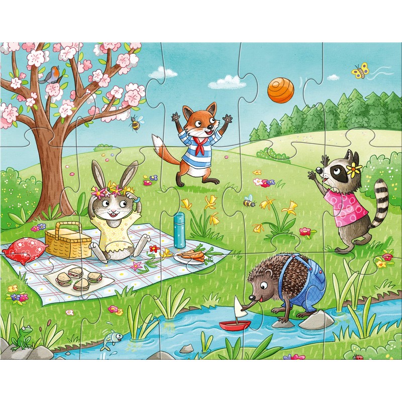 HABA 301888 Jigsaw Puzzles Seasons