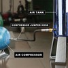 Compressor Jumper Hose 3/4" x 40"Length with 3/4” Rotate Male