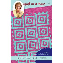 Quilt In A Day Eleanor Burns Patterns, Rabbit Hole Quilt