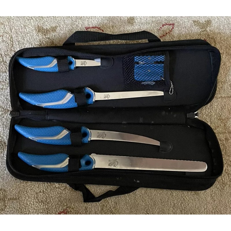Knife New Cuda 6pc Fillet Knife Kit With Case 18133
