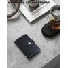 GAUENEEN Leather Business Card Holder, 26 Card Slots, RFID Blocking