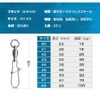 QISHUO High Strength Fishing Ball Bearings Swivels Blue Lures Sarkan
