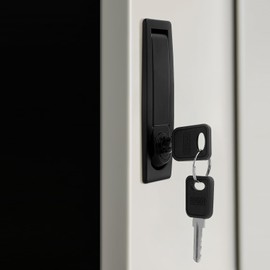 VILLCASE 2Pcs Compression Latch Lock Zinc Alloy Adjustable Sealed Large Lever Hand Operated Compression Latches with Keys 1