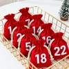24 Pieces Advent Calendar Numbers Iron on Countdown Numbers Heat