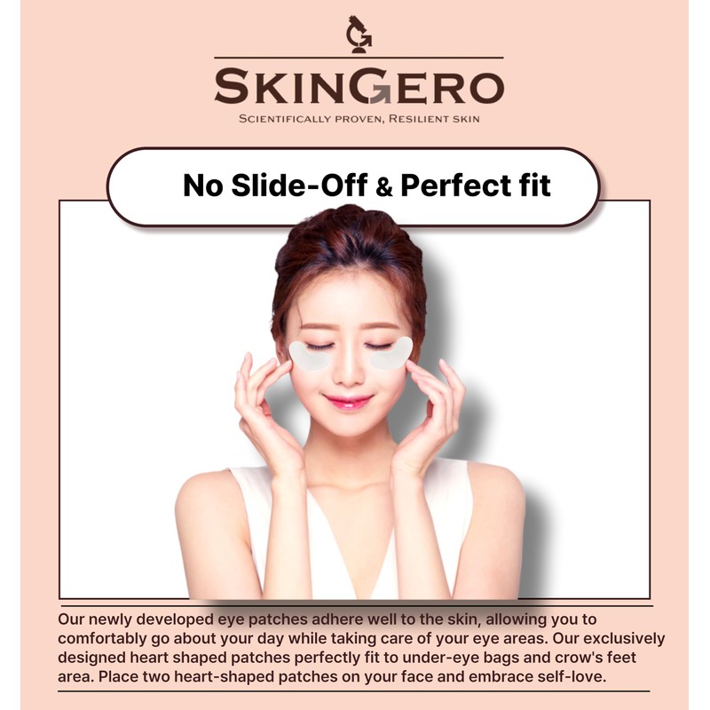 SKINGERO BRIGHT & GLOW REFRESHING HYDROGEL EYE PATCH (1 pair)