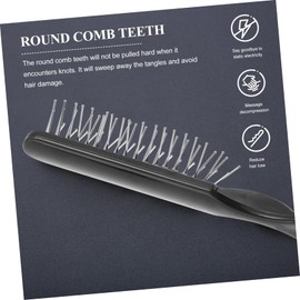 Vaguelly 2PCS Wire Bristle Hair Brush Set Massage Comb for Scalp Care for Hair Stylists and Home Use