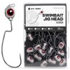 OJY&DOIIIY Fish Eye Swimbait Jig Heads, 20 Pack Weighted Hooks