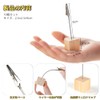 Jravezt スワイヤー メモクリップ 10個セット カード ホルダー 木製 メモホルダー フォトスタンド カード立て