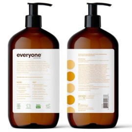 everyone for every body Nourishing Coconut and Lemon Hand and Body Lotion Pack of 2 32oz Bottles