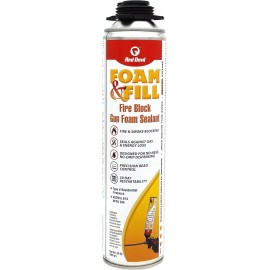 Red Devil 0925 Foam & Fill FIRE  BLCOK FOAM GUN SEALANT 24 OZ