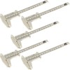 APUK 5x Vernier Caliper Scale White Plastic Measuring Gauge Tool