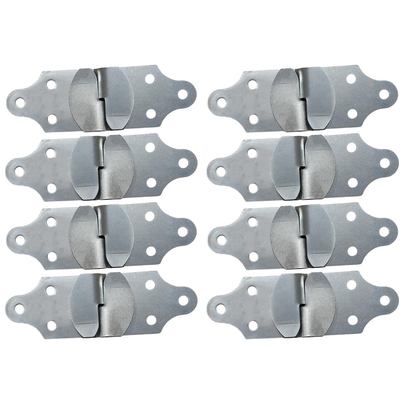 8 Sets Utility Trailer Wood Panel Side Straight Bracket, for