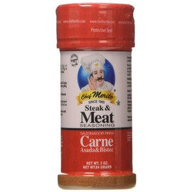 Chef Merito Carne Asada Seasoning, 3 Ounce (Pack of 6)