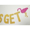 Topfun Flamingo Let's Get Flocked Up Banner for Bachelorette Party