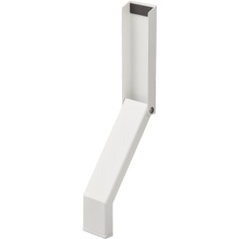 Yamazaki 3722 Folding Door Stopper with Tape, White (when in Use) Approx. W 1.8 x D 2.8 x H 11.0 inches (4.5 x 7 x 28 cm), Tower Double Sided Tape, Easy Installation, Entrance Door, Operated with One Foot