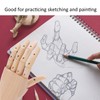 Wooden Hand Rotation Joint Professional Hand Model Various Shapes Wooden