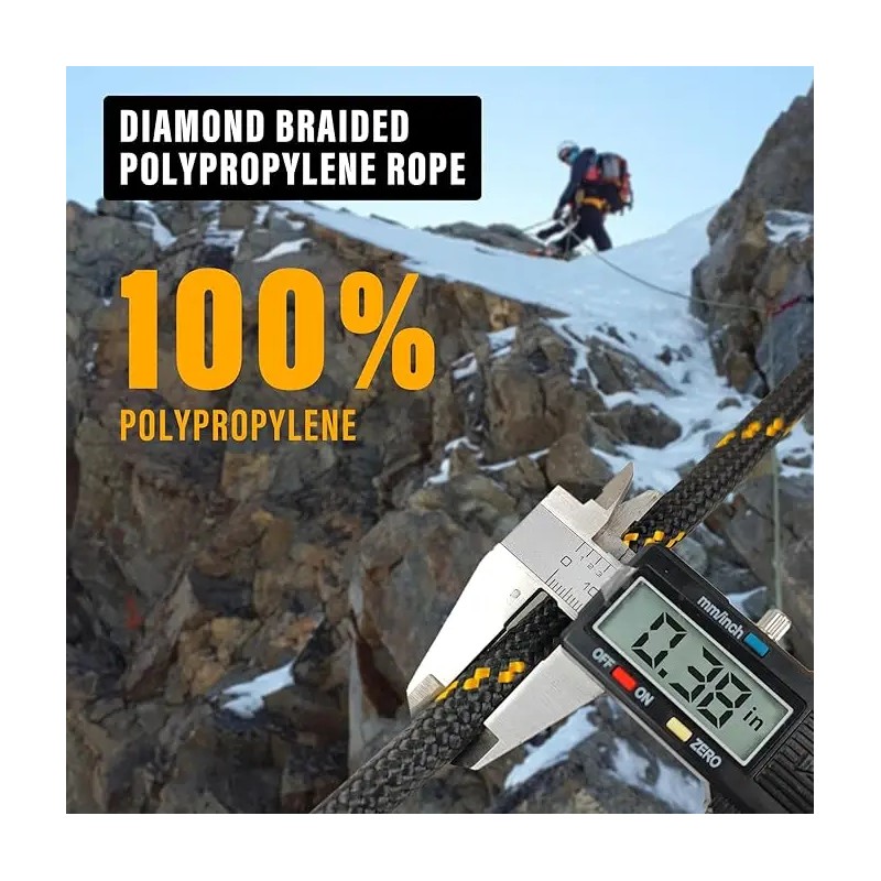 Diamond Braided Polypropylene Rope Nylon Rope Mix Thick Heavy Duty