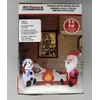 Airflowz Christmas Light-Up Santa & Snowman Campfire Inflatable Holiday 6x3