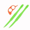 Soft Home Premium Plastic Orange Peeler Lemon Citrus Peel Cutter