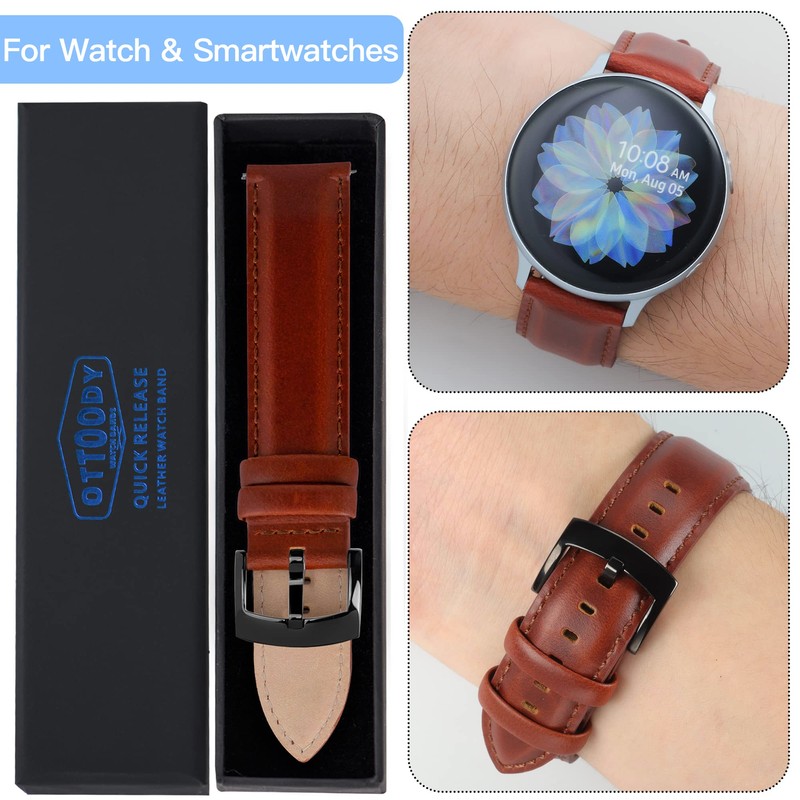Ottoody Watch Band, 0.71, 0.75, 0.79, 0.83, 0.87 in (18,